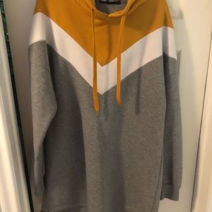 X-long hooded sweatshirt 1x